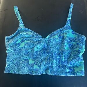 Paisley Crop Tank